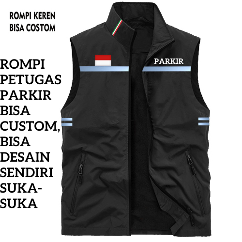 Rompi parkir/Rompi Petugas Parkir/Rompi Parkir /Rompi Lapangan/Rompi custom