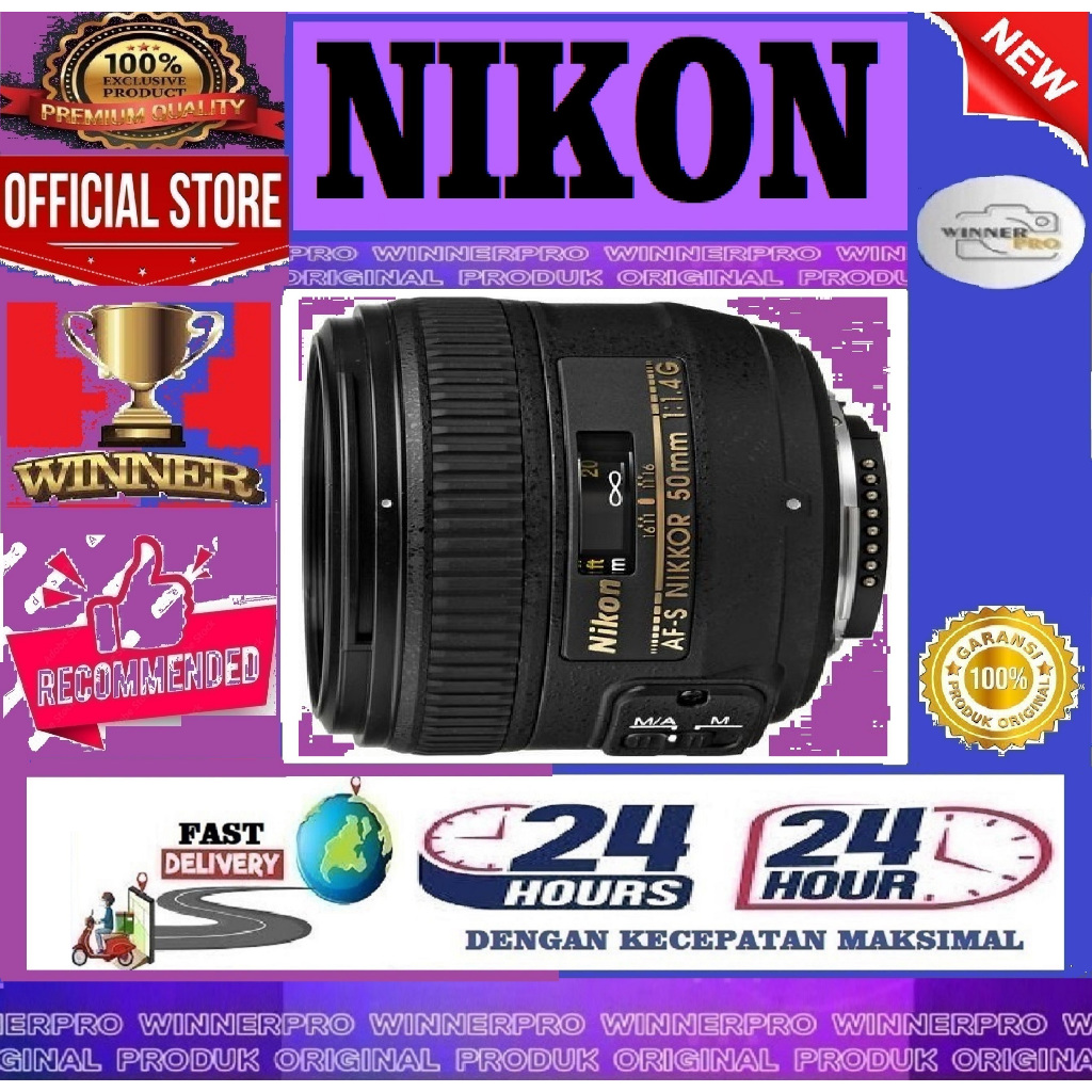 Lensa Nikon AF-S 50mm f1.4 G