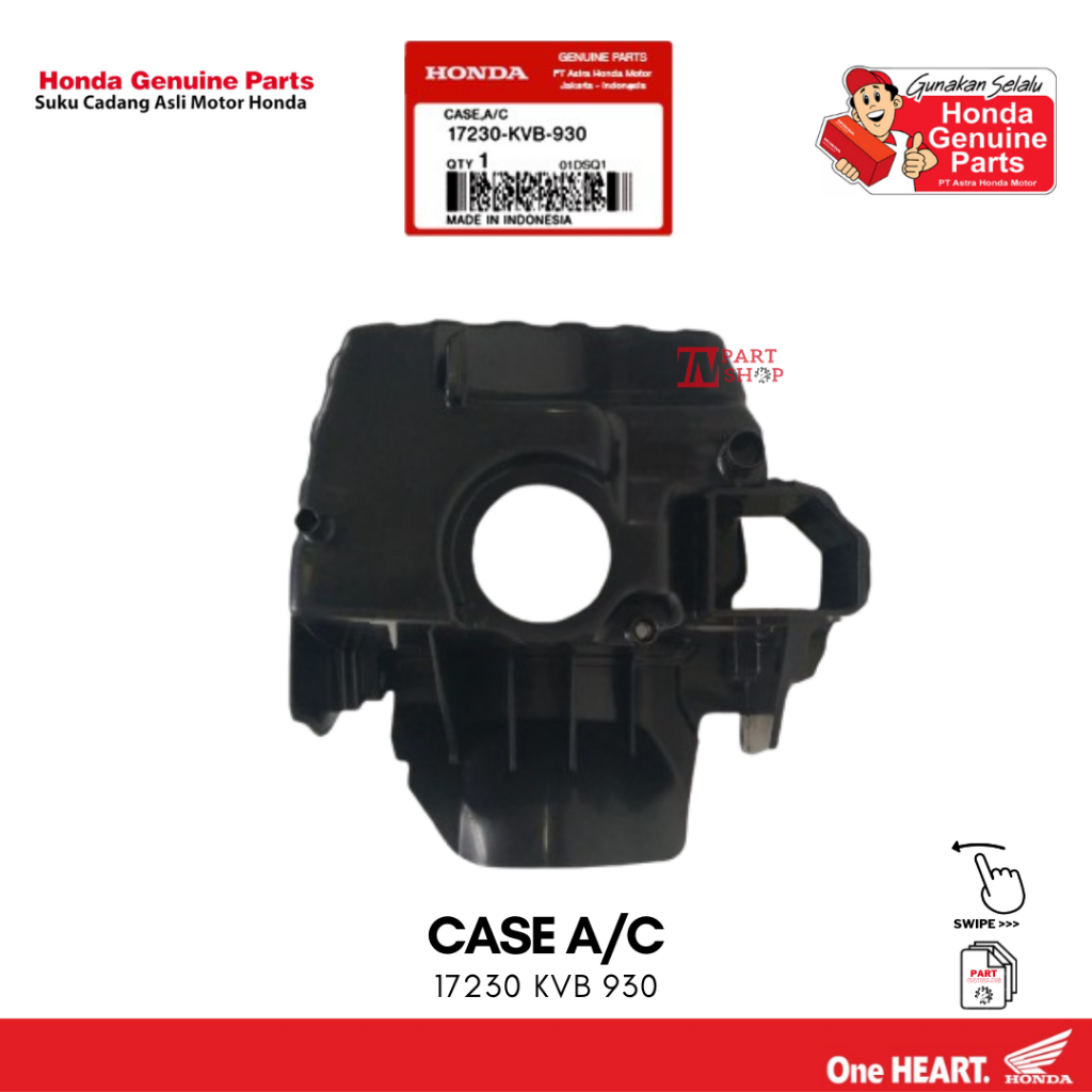 Rumah Box Filter (Case, Air Cleaner) - Vario 110 Karbu / 17230-KVB-930