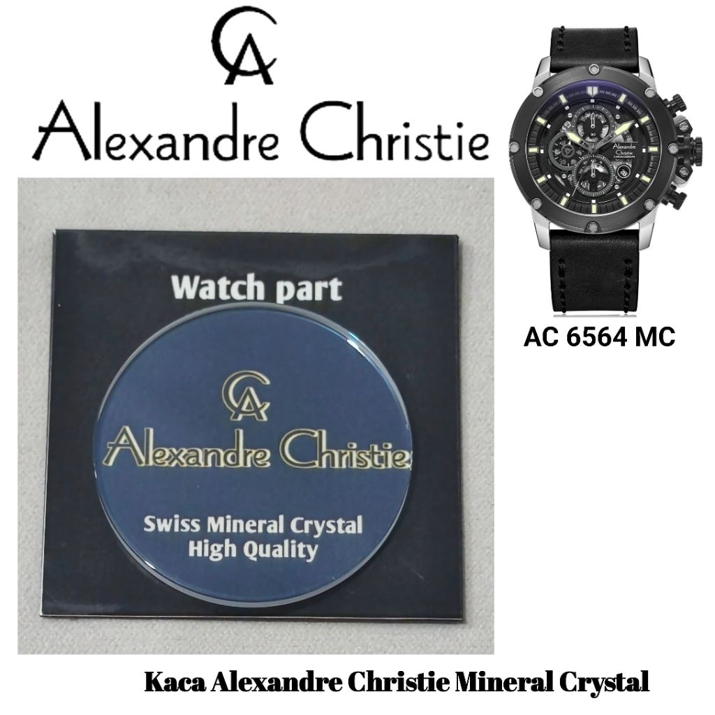 Kaca Jam Tangan Alexandre Christie AC 6564 MC