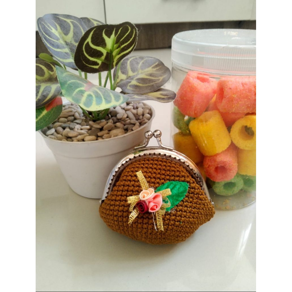 Dompet Rajut Koin Behel