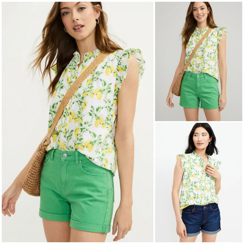 Celana LOFT The Roll Short Pants