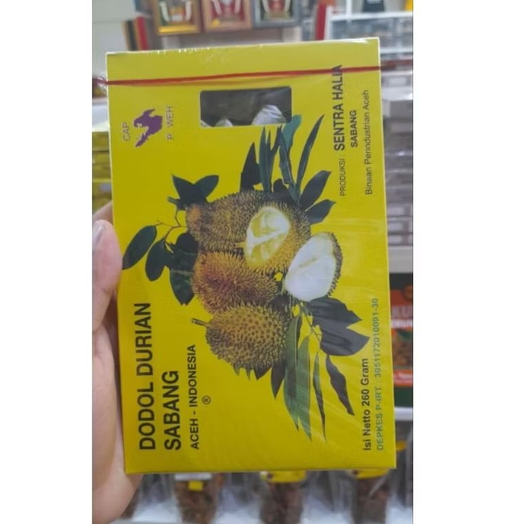 dodol sabang rasa durian khas Aceh