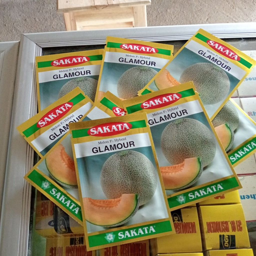 Benih Melon Glamour F1 Sakata Seed (100 benih) melon daging