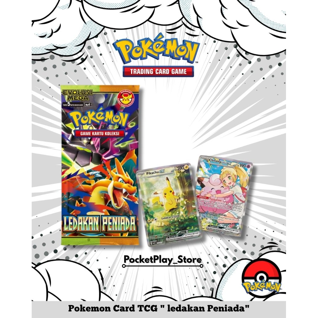 Pokemon Card TCG Ledakan Peniada - Booster Pack