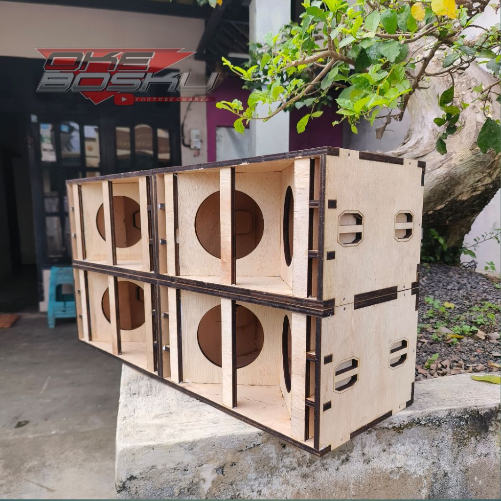 MINIATUR BOX MODEL RCF TTS 4 INCH DOUBLE