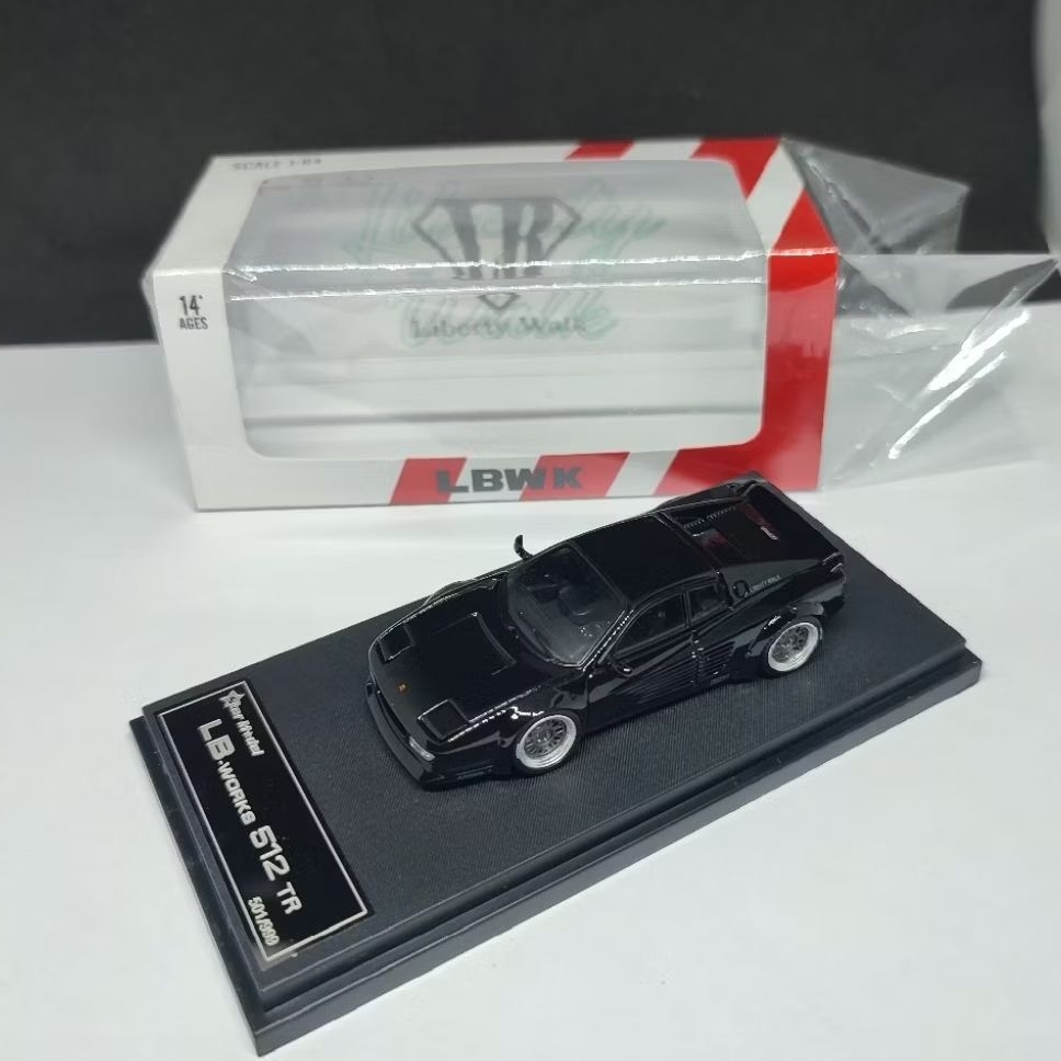 (UNSEALED) Star Model LBWK Ferrari Testarossa Black