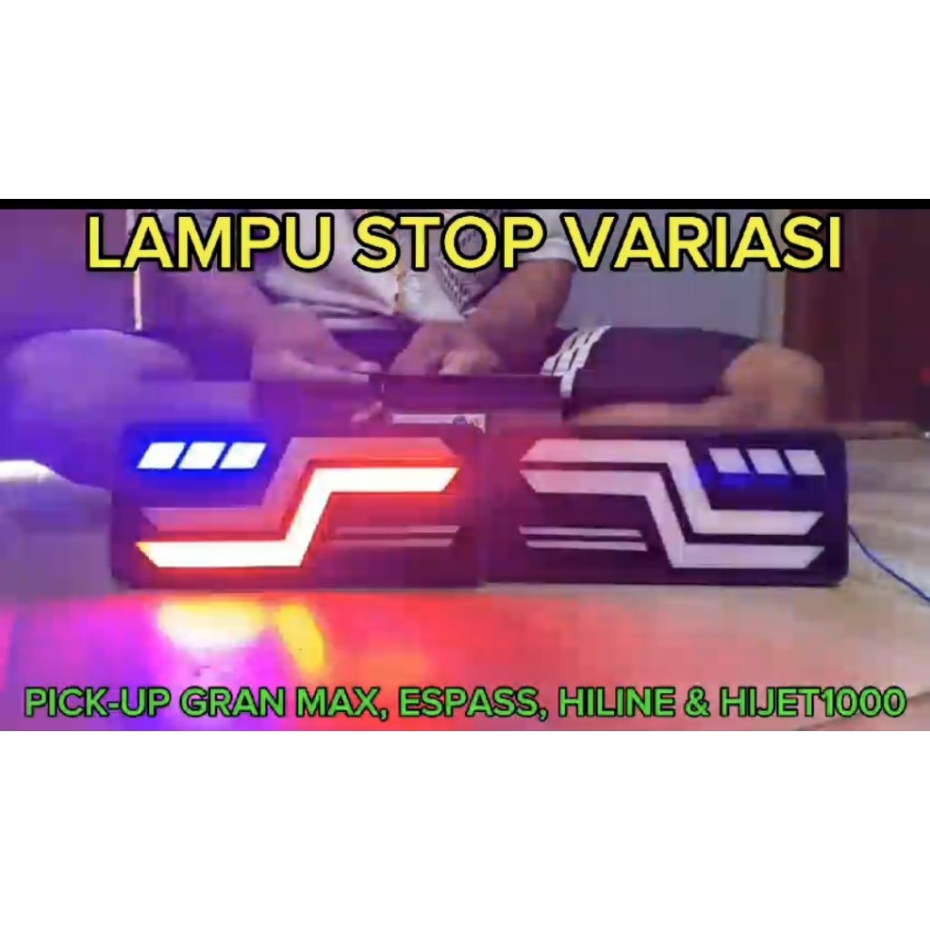 Stoplamp lampu belakang lampu rem mobil pickup LED 12 volt