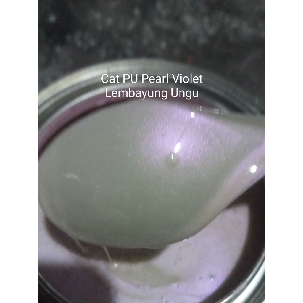 Cat PU lembayung Ungu/lembayung violet/PU pearl violet/PU mutiara ungu/mutiara violet/cat motor/cat 