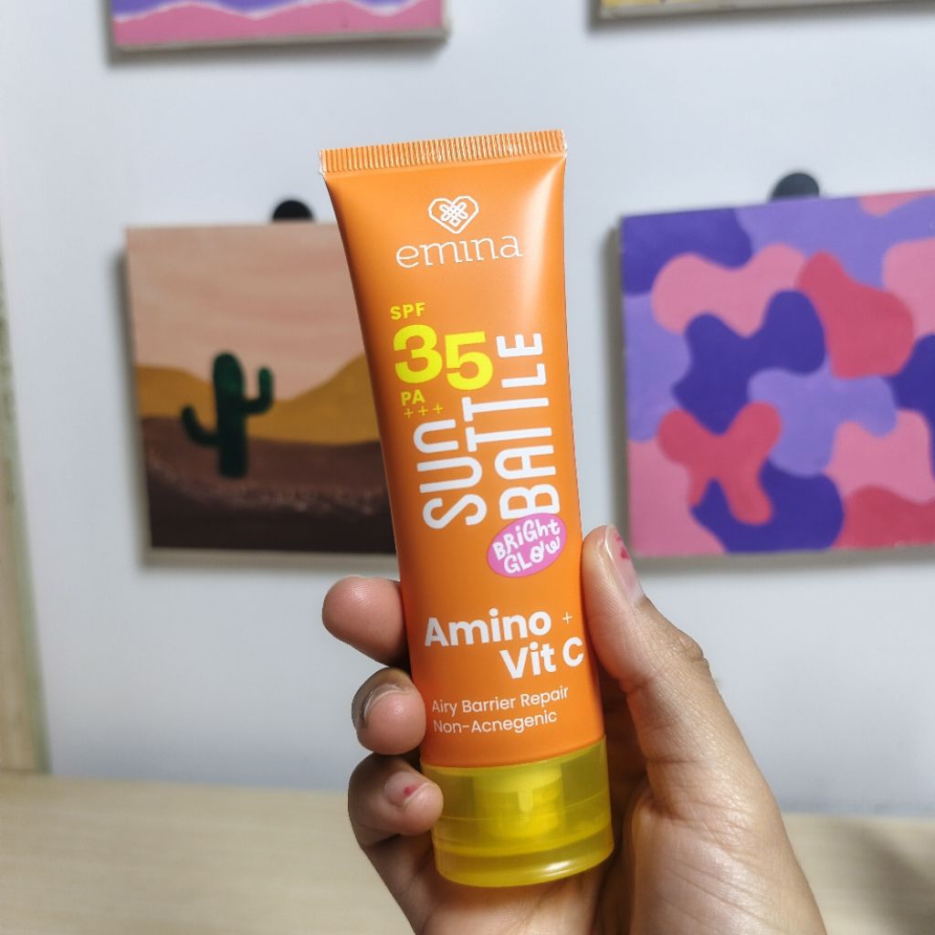 Emina sunscreen sun battle