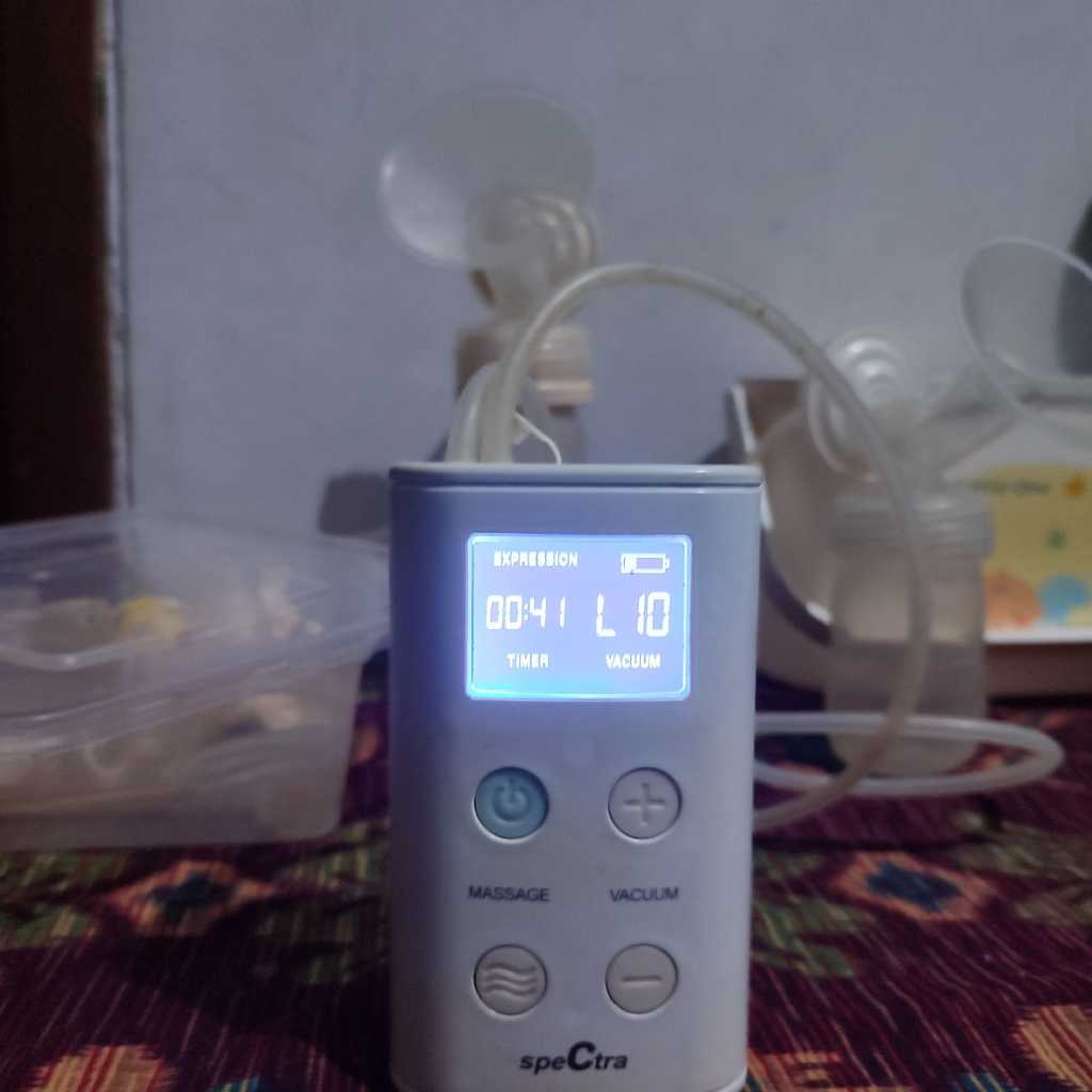 Preloved Pompa Asi Spectra 9+ Elektrik, double pumping Penghisap ASI Efisien & Nyaman, plus ada bonu