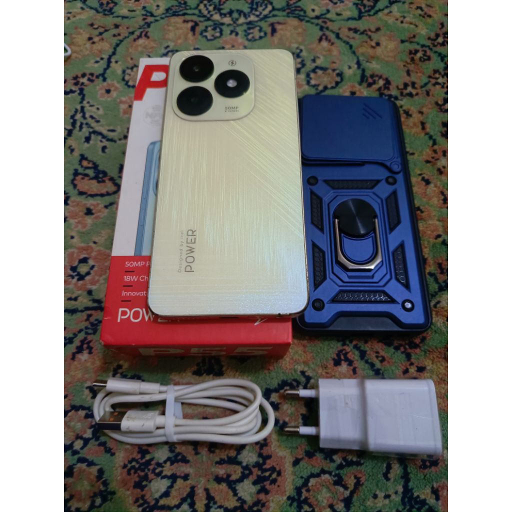 itel P55 NFC 8+16/128GB fullset  second normal murah ori