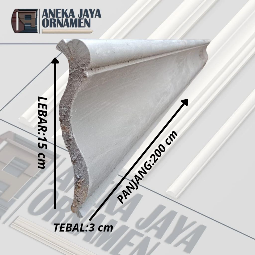 Lis plang profil beton