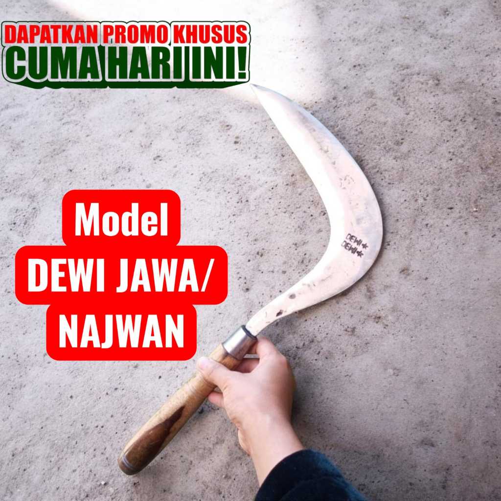 Arit Rumput Dewi Bintang Model Dewiv jawa Baja Per Tajam