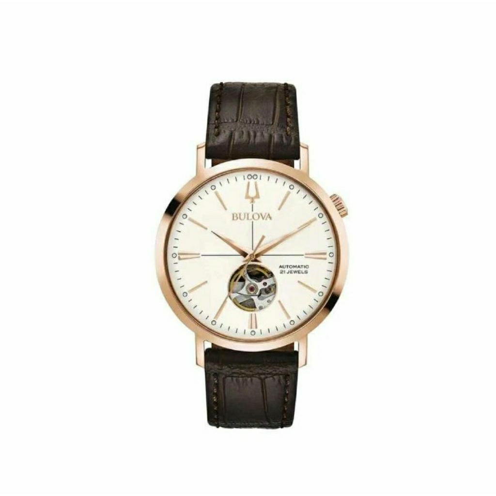 Bulova Aerojet Automatic 97A136 Rose Gold