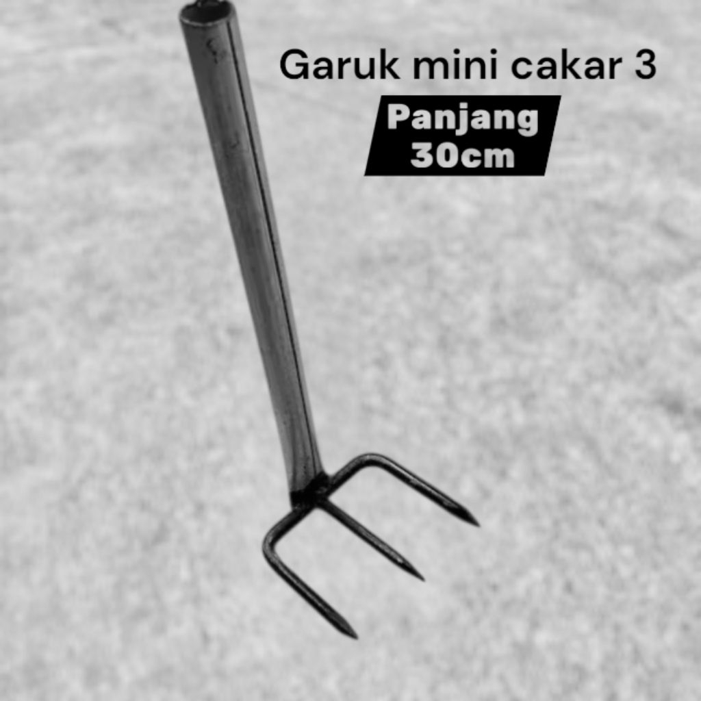 Garuk Sampah Mini Baja Pembersih Rumput Liar Garukan Sampah Cakar
