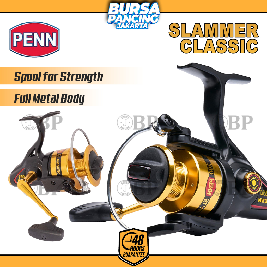 PENN Reel Spinning SLAMMER CLASSIC Size 360-760 Reel Pancing Laut & Air Tawar Original