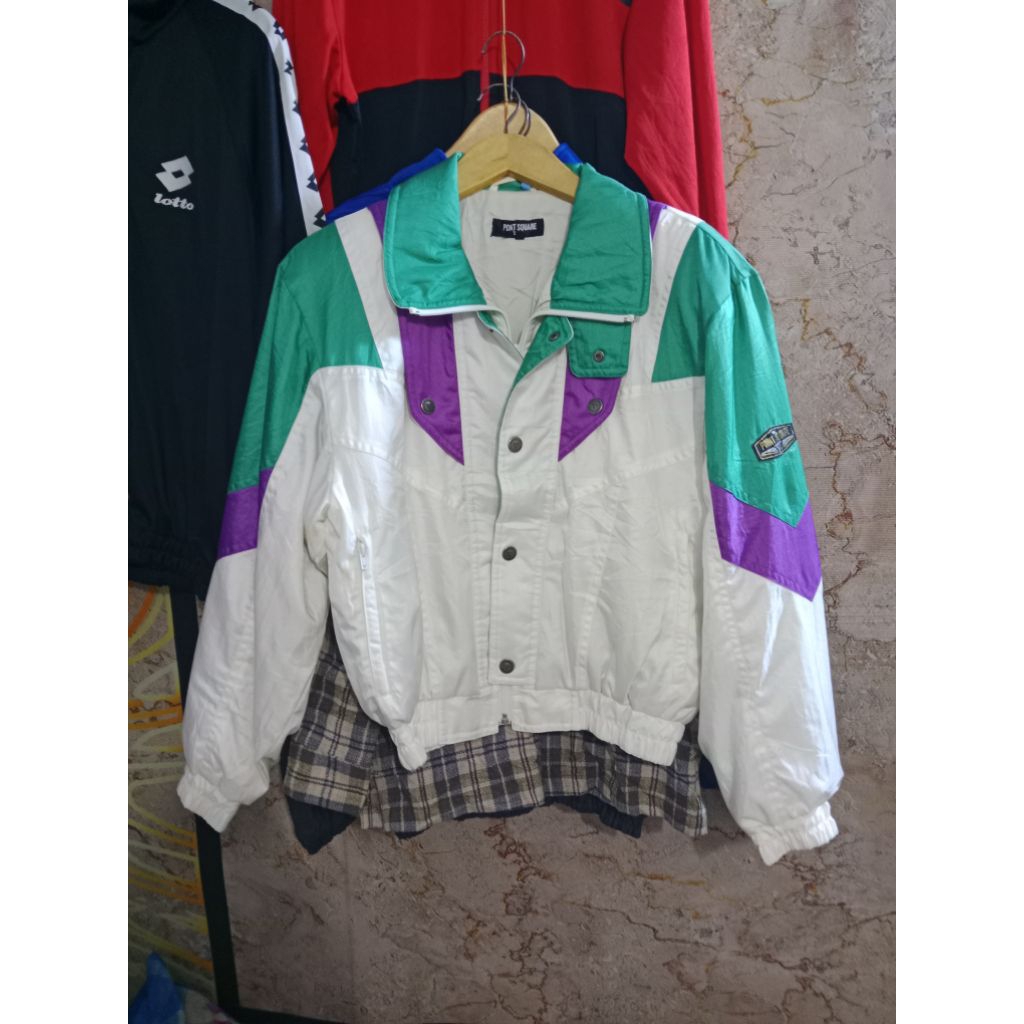 jaket vintage racing point square