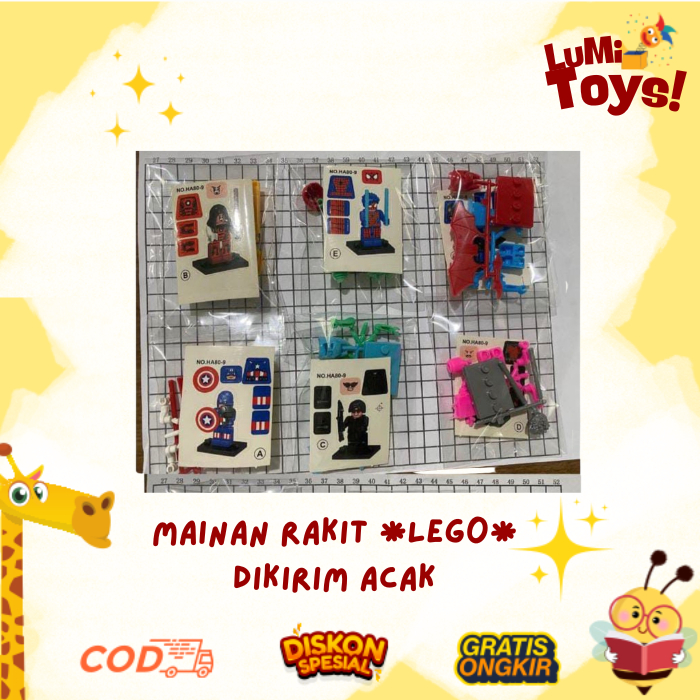 Mainan Susun Lego Superhero