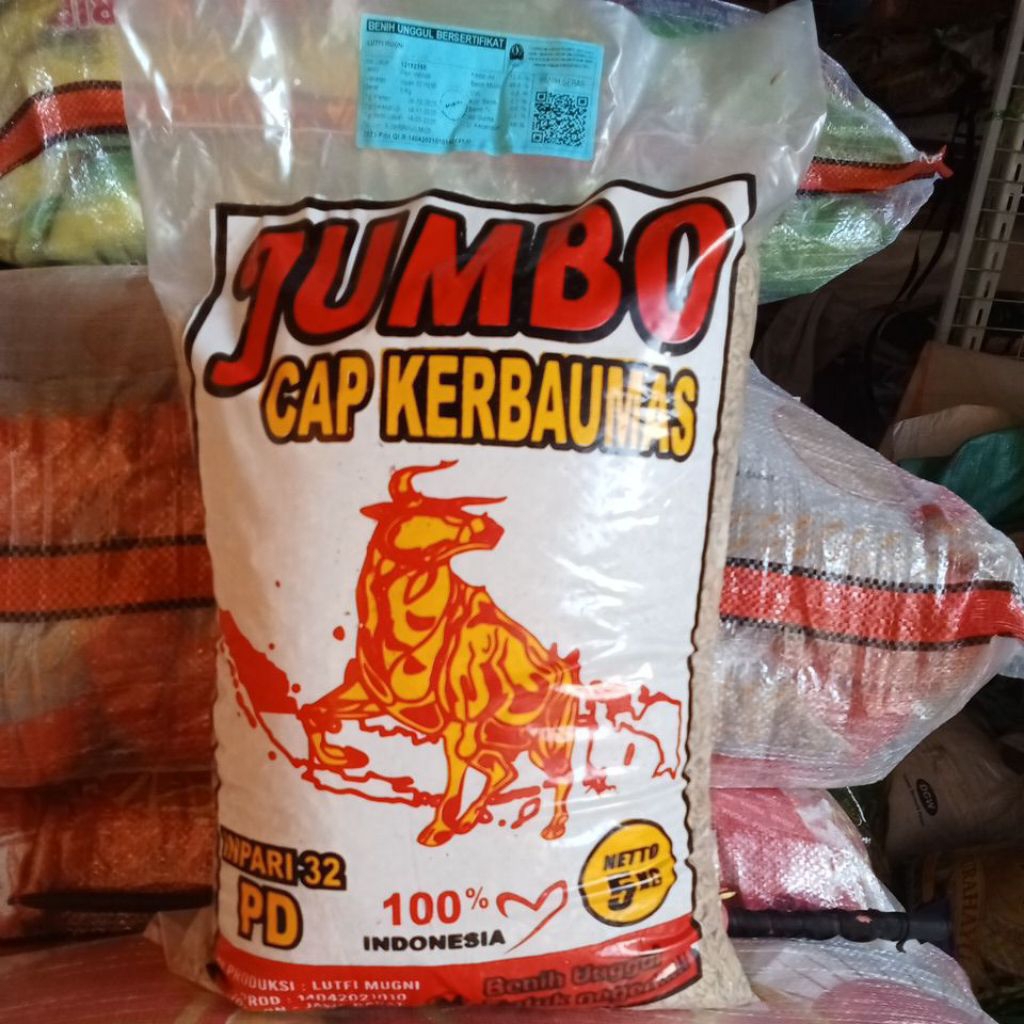 Benih Padi Inpari 32 PD cap kerbau mas