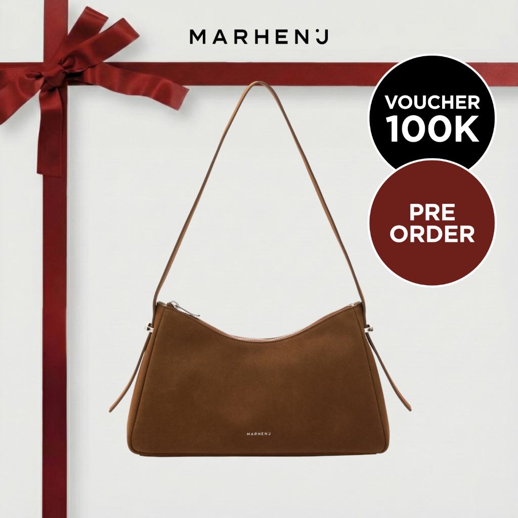 MARHEN.J SOLENE Shoulder Bag Zipper Closure - Vegan Leather