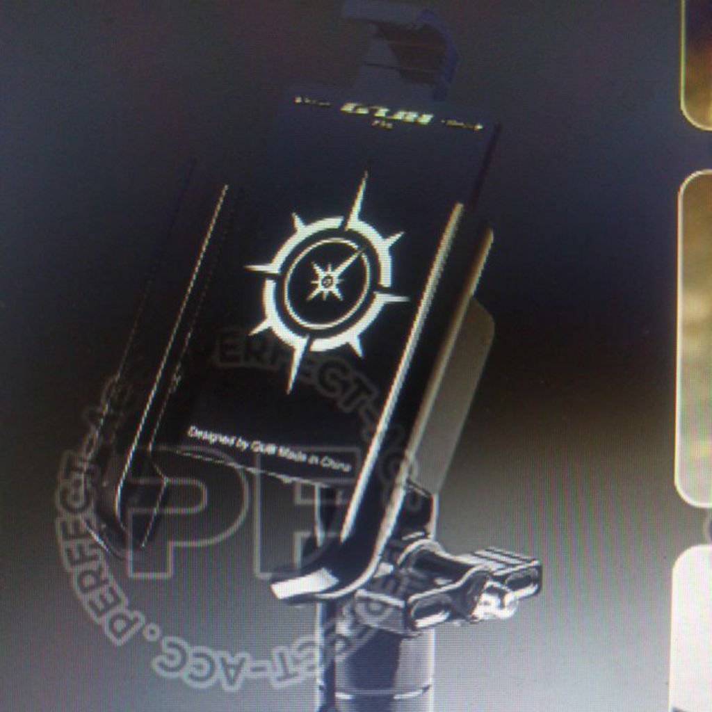 Holder Hp Spion Motor - Anti Jatuh, Anti Jambret, 360 Rotasi