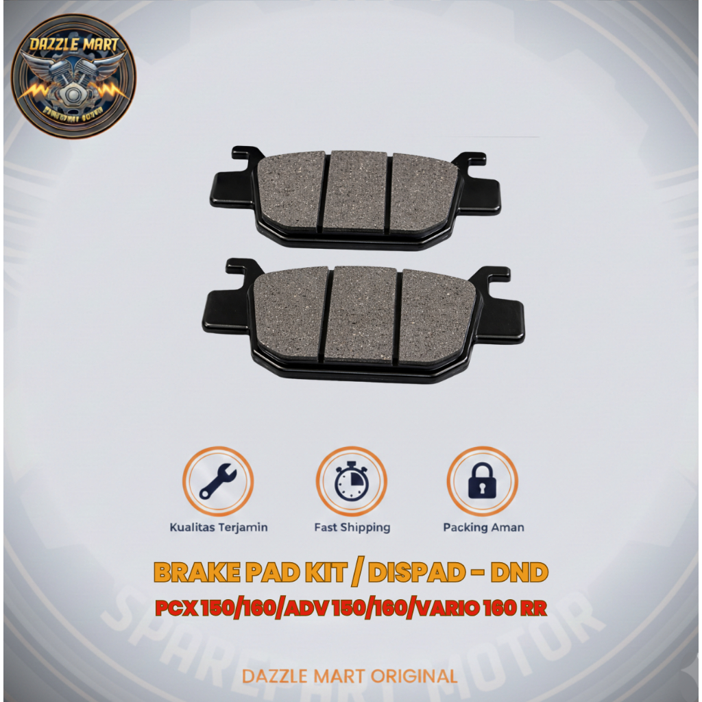 BRAKE PAD KIT / DISPAD PCX 150/160/ADV 150/160/VARIO 160 RR - DND