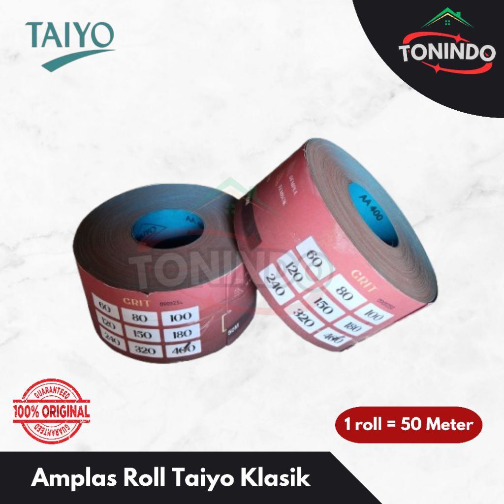 Kertas Gosok/ Amplas Roll Taiyo Klasik Grit 400