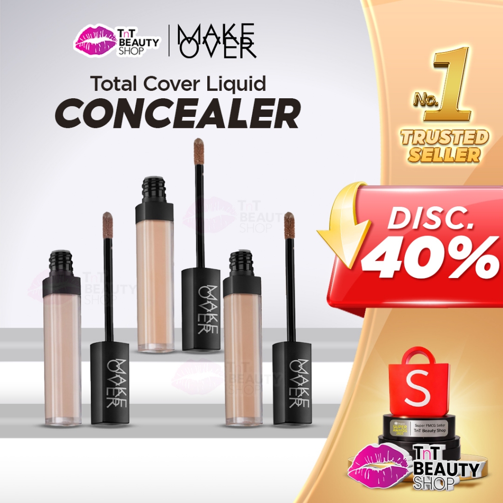 MAKE OVER Powerstay Total Cover Liquid Concealer 6.5 ml - Concealer Liquid | TnT Beauty Shop