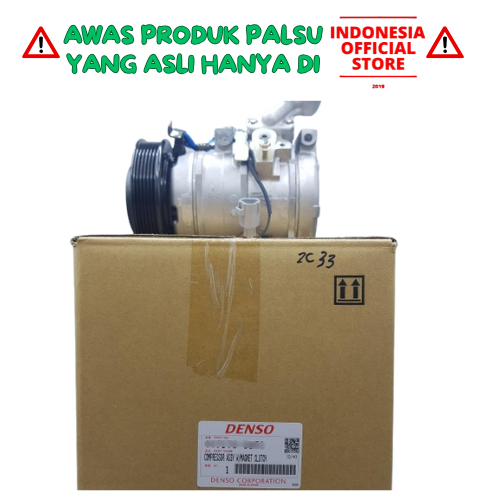 COMPRESSOR CAMRY 2000 3000CC KOMPRESOR HARRIER 2001 ALPHARD 2002 2003 2004 2005 2006 ORIGINAL ASLI D