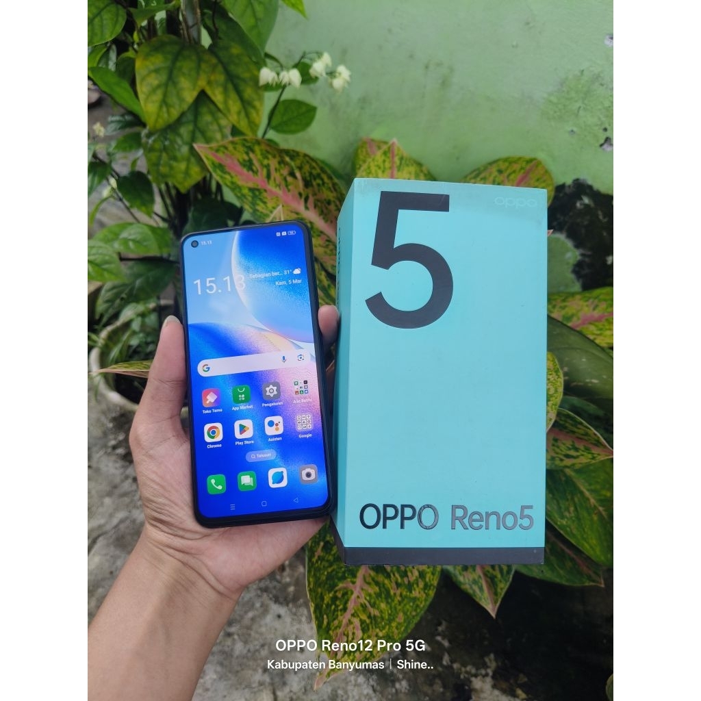 oppo reno 5 bekas baik