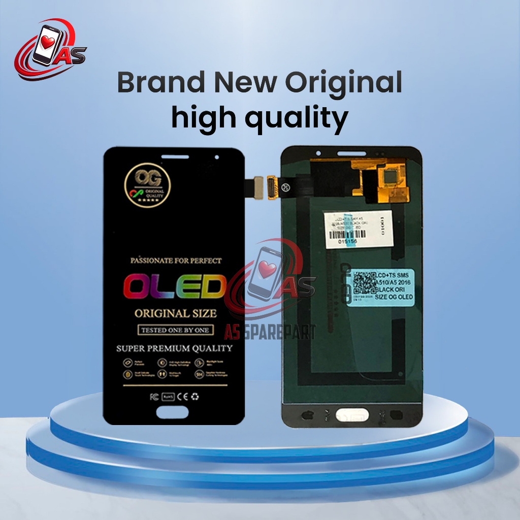 LCD TOUCHSCREEN SAMSUNG A5 2016 / A510 ORI SIZE OG OLED