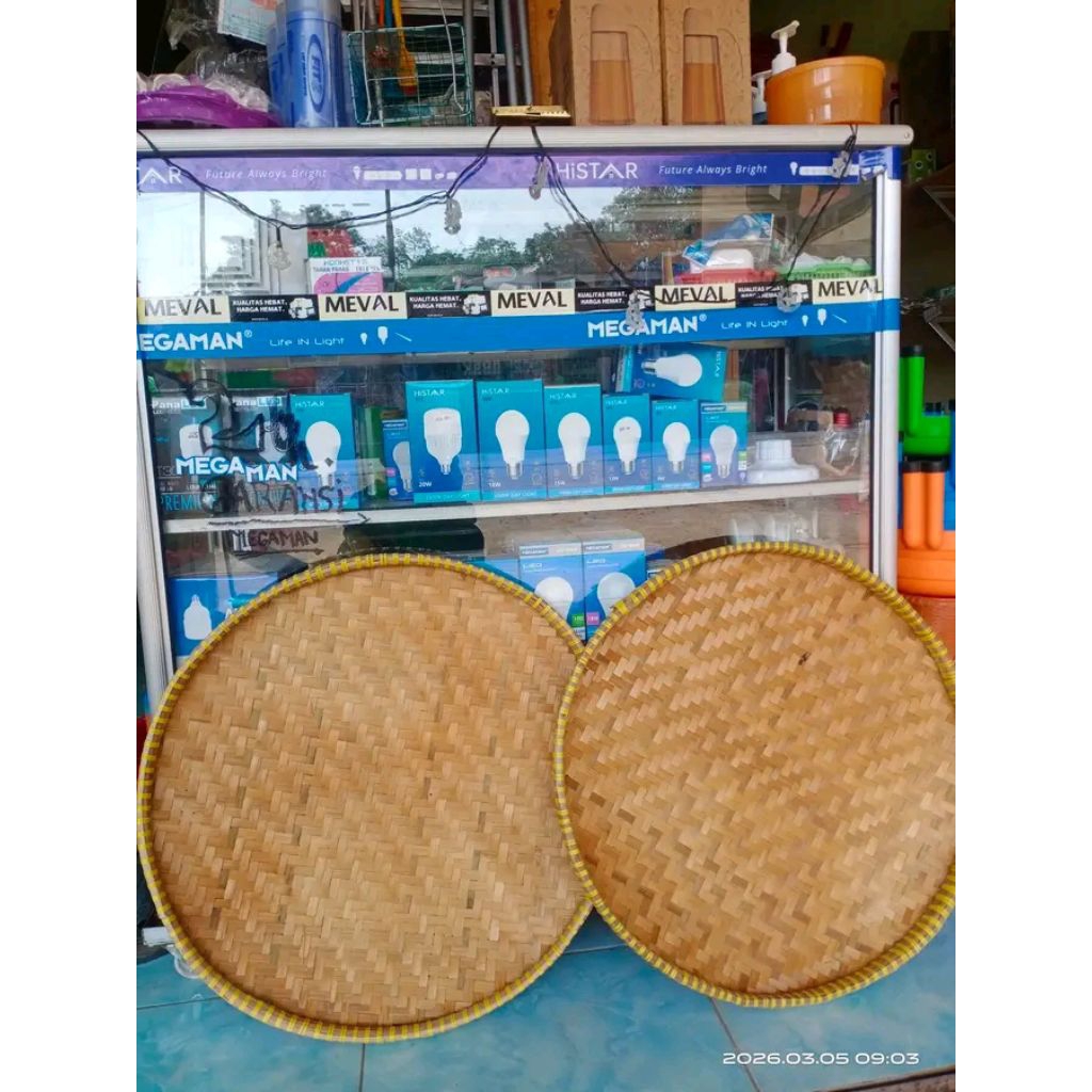 tampah/nyiru bambu Nampan Bambu serbaguna,tampah kue/tampah Poto produk