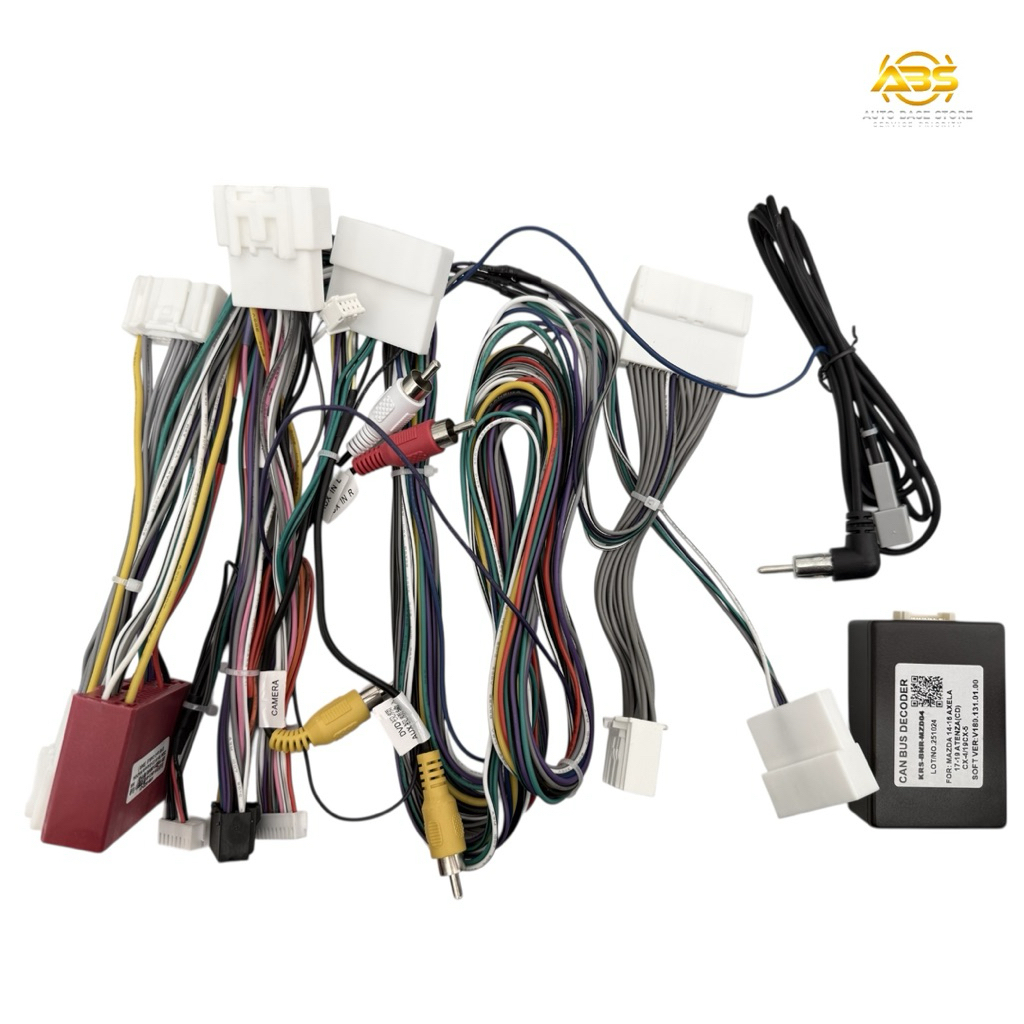 Kabel Soket Canbus Decoder Mazda Axela