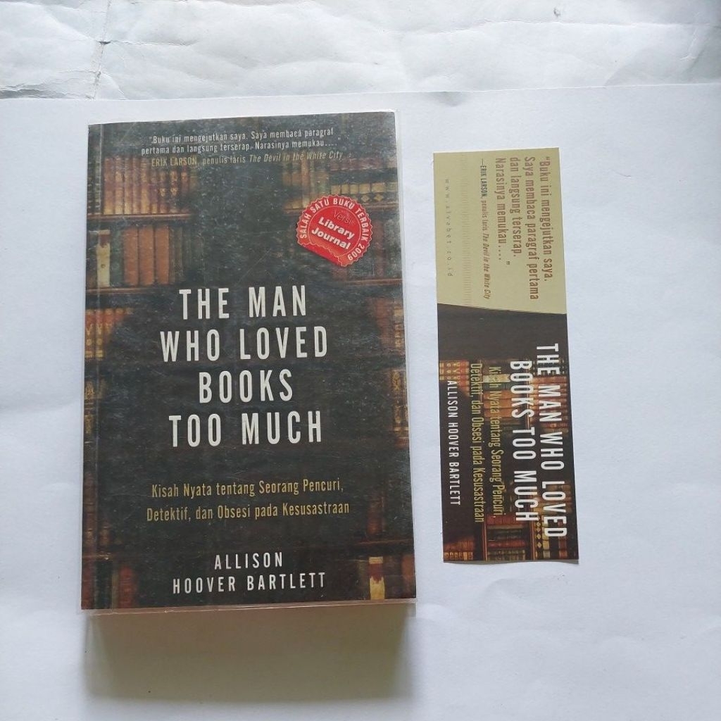 THE MAN WHO LOVED BOOKS TOO MUCH