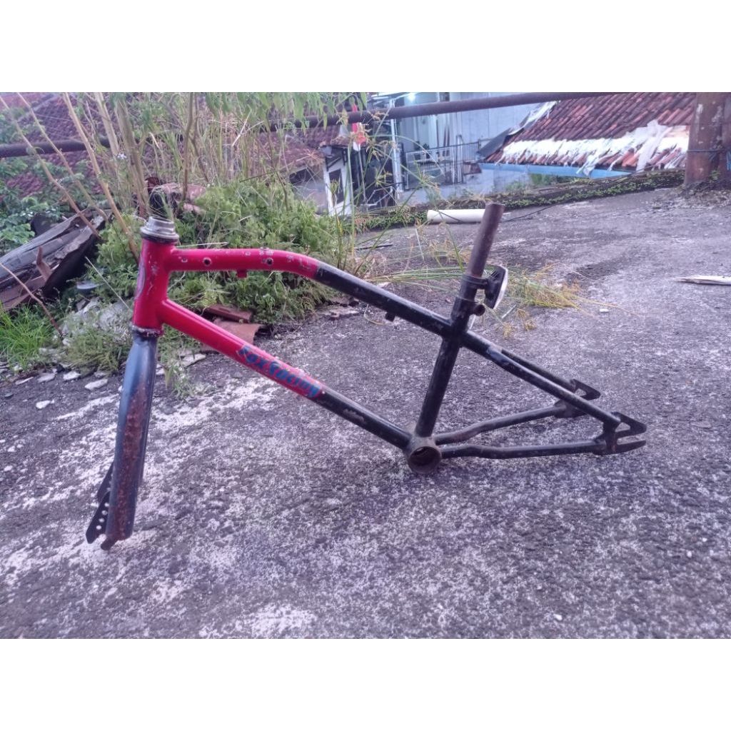 Framefork sepeda bmx 16 metalizer antiq