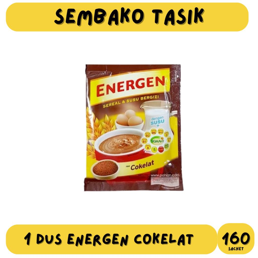 1 DUS ENERGEN RASA VANILLA COKELAT KACANG HIJAU