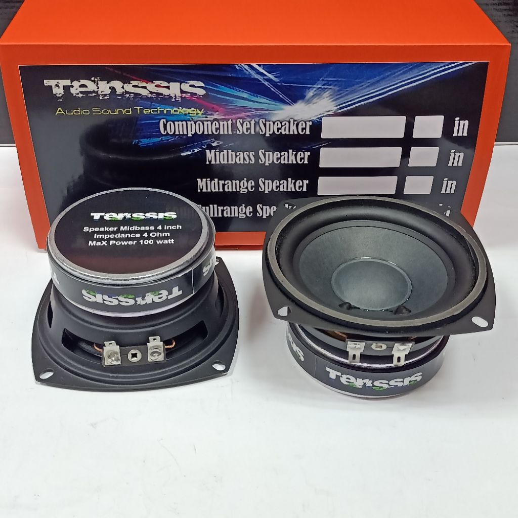 Speaker Midbass 4inch Tenssis Pro Series