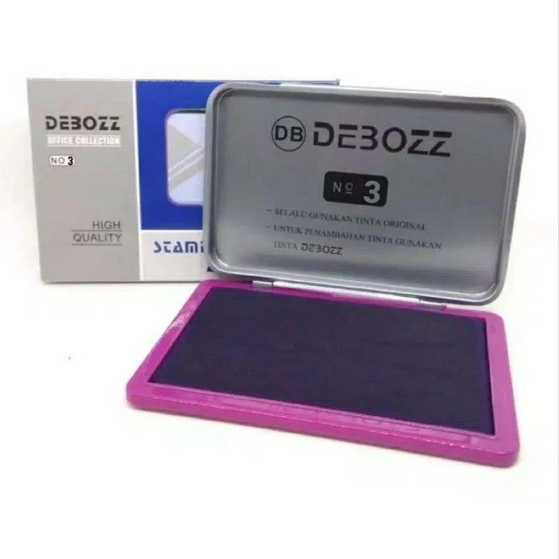 (1 pcs) Bantalan stempel / stamp pad debozz kecil no 3