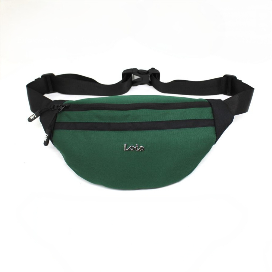 Tas Lois BGL152WB Tas Pinggang Waistbag Pria Bag Kulit Tas Kasual Cowok Original Lois