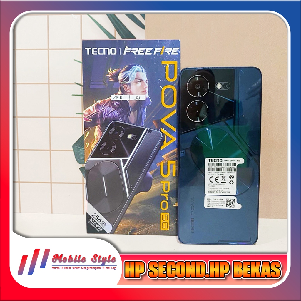 Tecno Pova 5 Pro Ram 8 Rom 256GB Second Mobile Style Store