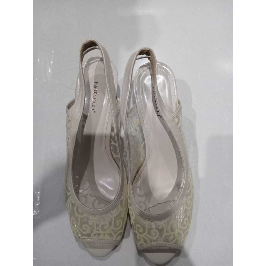Marelli Sepatu High Heels Cream Size 42