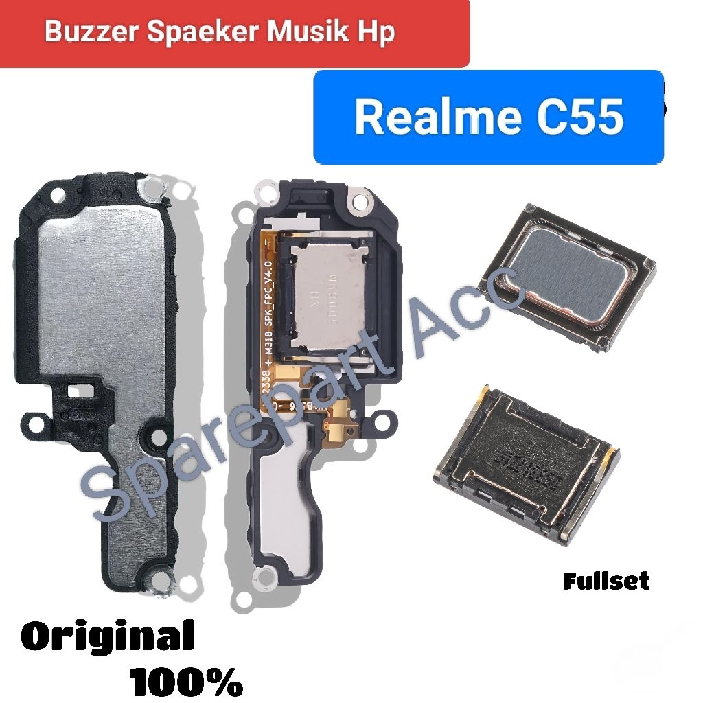 Buzzer Loud Spiker Speaker Musik Hp Realme C55 Original