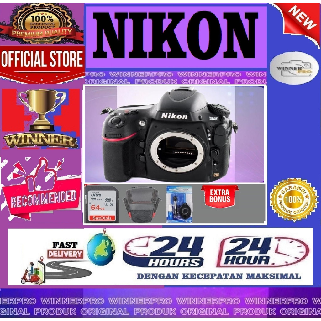 Kamera Nikon d800 D800 Body Only body only - display