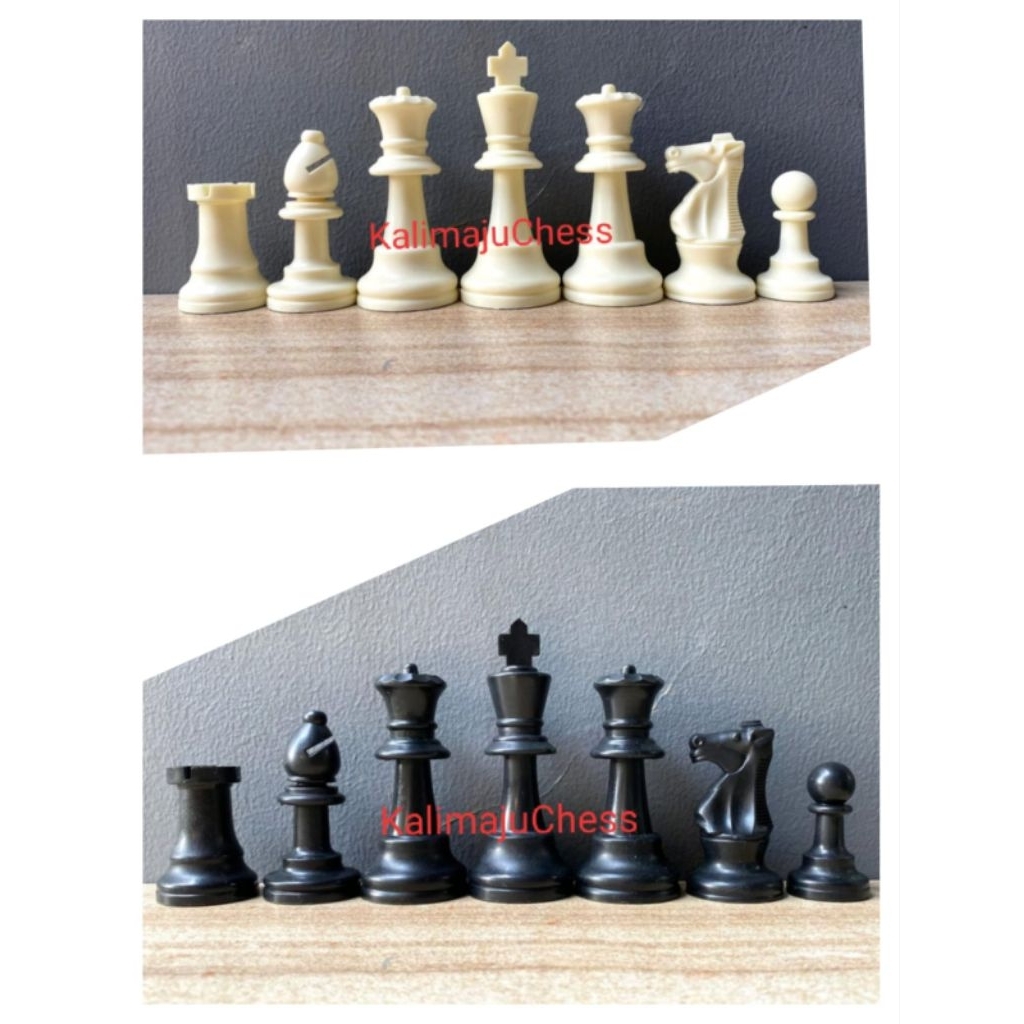 Bidak Catur plastik premium impor ukuran standar percasi