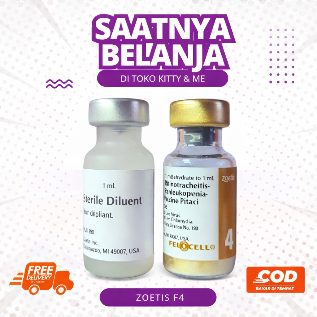 Vaksin Kucing 1 ml - Perlindungan Penyakit untuk Kucing