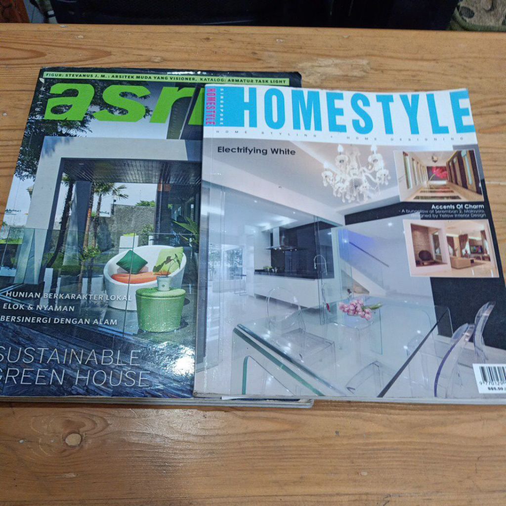 buku majalah ASRI,HOMESTYLE variasi