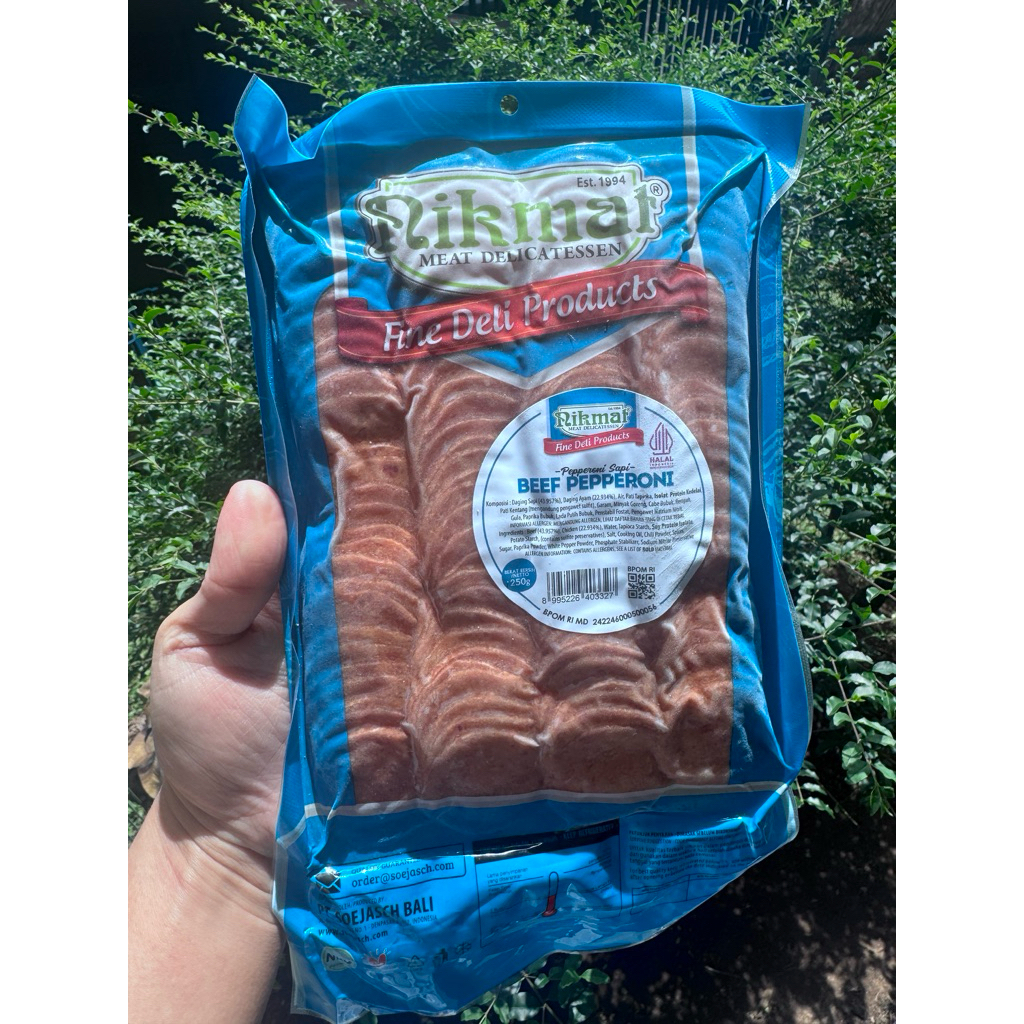 NIKMAT beef pepperoni halal 250gr