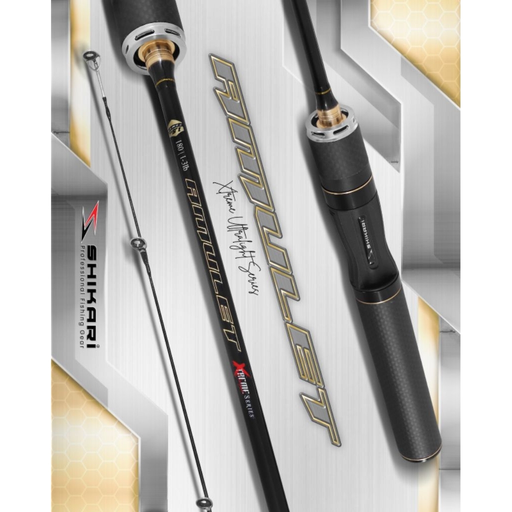joran pancing carbon XUL shikari amullet 180 murah laris semarang original packing pipa pappercore t