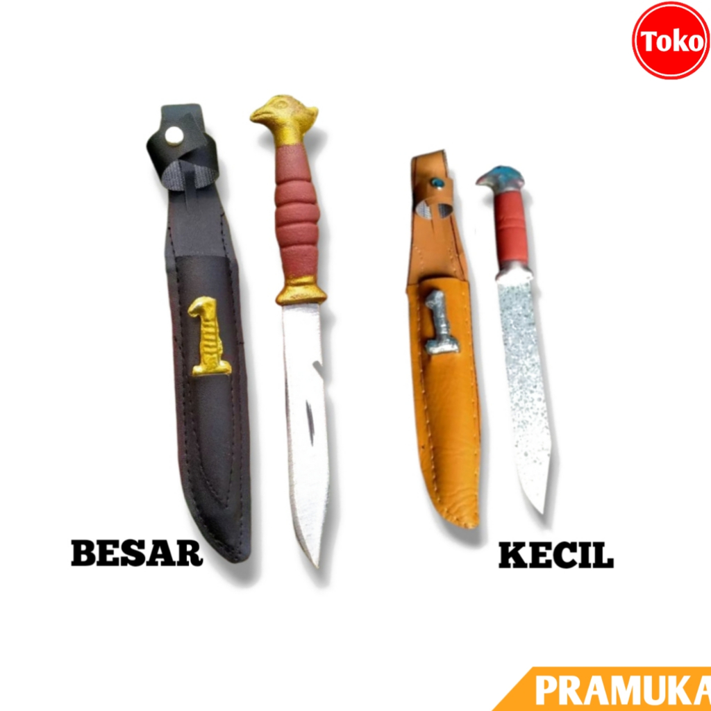 Pisau Belati Pramuka / Belati Pramuka Kecil & Besar / Pisau Bowie